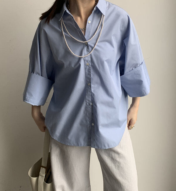  「【WEB限定】ビッグカフスシャツ」|シャツ・ブラウス|