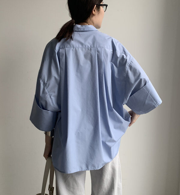  「【WEB限定】ビッグカフスシャツ」|シャツ・ブラウス|