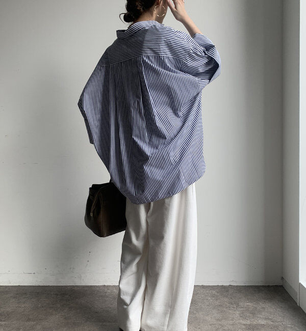  「【WEB限定】ビッグカフスシャツ」|シャツ・ブラウス|