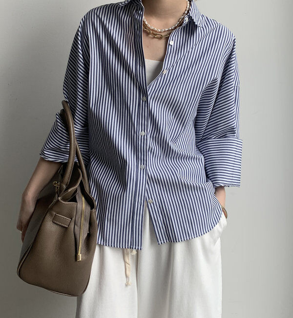  「【WEB限定】ビッグカフスシャツ」|シャツ・ブラウス|