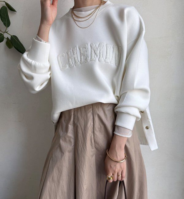  「【WEB限定】ロゴサガラ刺繍ダンボールプルオーバー」|Tシャツ・カットソー|