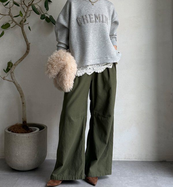  「【WEB限定】ロゴサガラ刺繍ダンボールプルオーバー」|Tシャツ・カットソー|