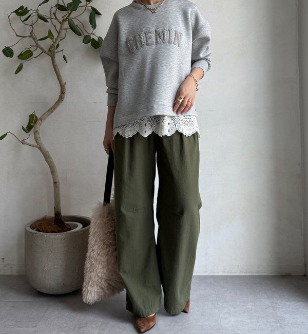  「【WEB限定】ロゴサガラ刺繍ダンボールプルオーバー」|Tシャツ・カットソー|