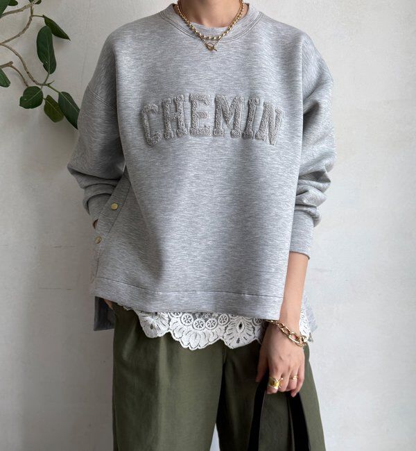  「【WEB限定】ロゴサガラ刺繍ダンボールプルオーバー」|Tシャツ・カットソー|