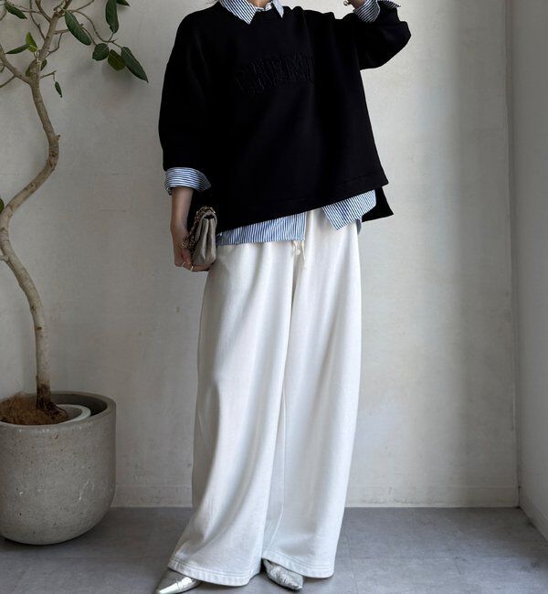  「【WEB限定】ロゴサガラ刺繍ダンボールプルオーバー」|Tシャツ・カットソー|