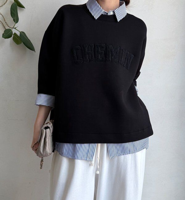  「【WEB限定】ロゴサガラ刺繍ダンボールプルオーバー」|Tシャツ・カットソー|