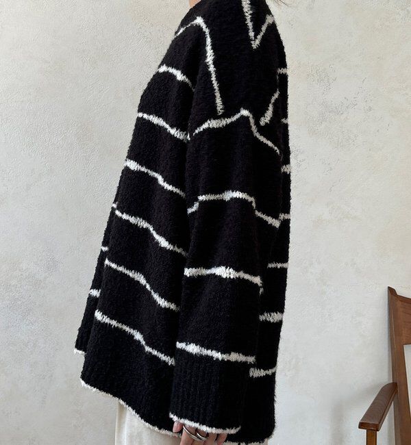  「【WEB限定】手書き風ボーダープルオーバー」|ニット・セーター|