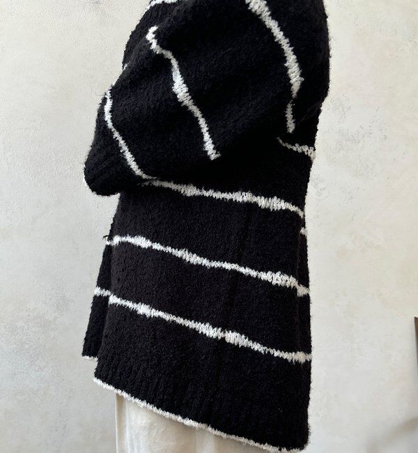  「【WEB限定】手書き風ボーダープルオーバー」|ニット・セーター|