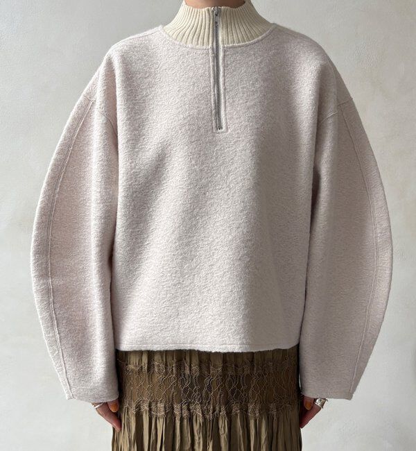  「ハーフジッププードルプルオーバー」|Tシャツ・カットソー|