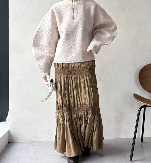  「ハーフジッププードルプルオーバー」|Tシャツ・カットソー|