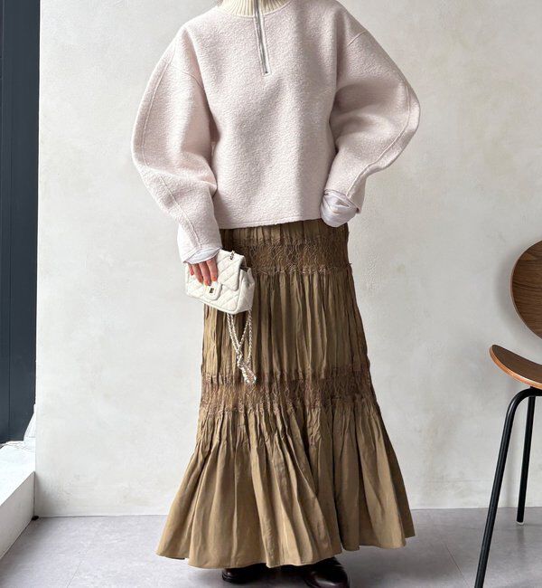  「ハーフジッププードルプルオーバー」|Tシャツ・カットソー|