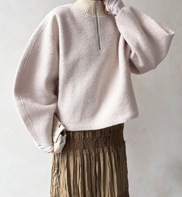  「ハーフジッププードルプルオーバー」|Tシャツ・カットソー|