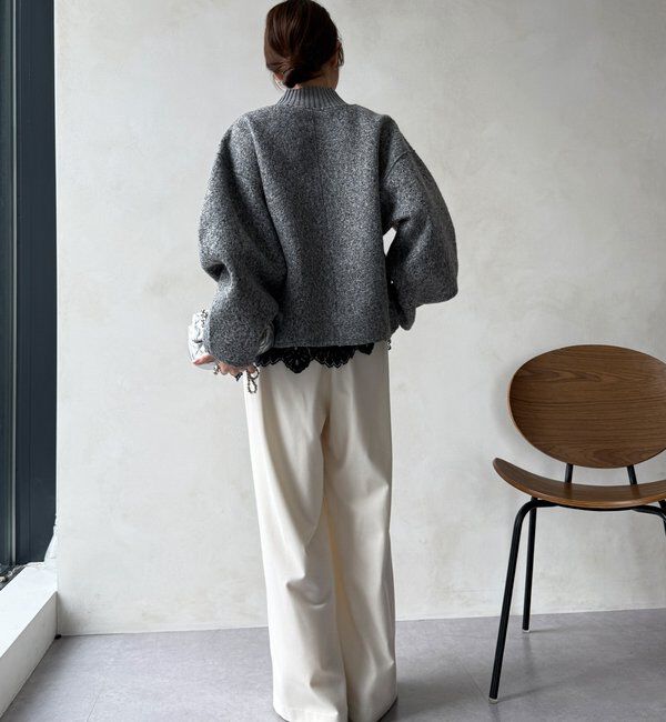  「ハーフジッププードルプルオーバー」|Tシャツ・カットソー|