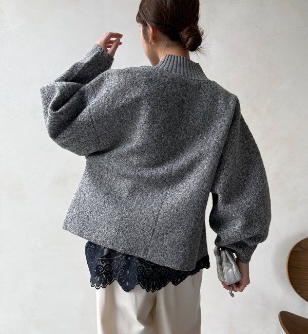  「ハーフジッププードルプルオーバー」|Tシャツ・カットソー|