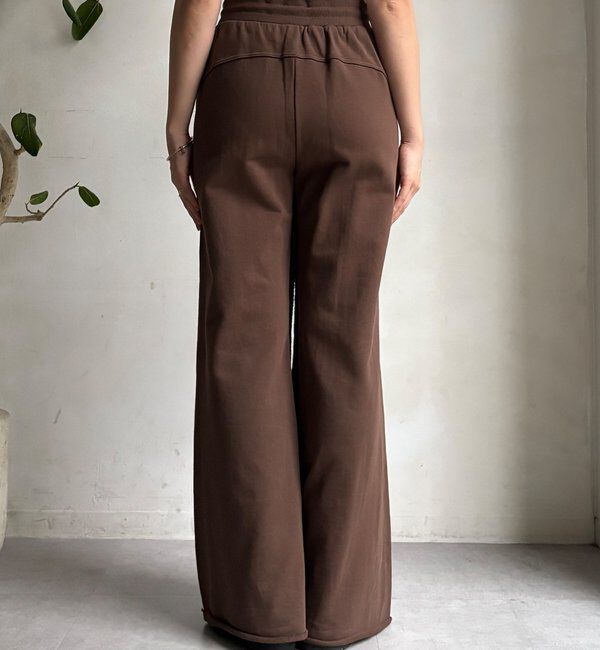  「【WEB限定】セミフレア裏毛パンツ」|チノ|