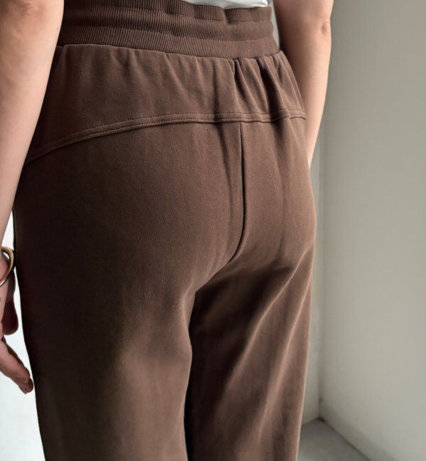  「【WEB限定】セミフレア裏毛パンツ」|チノ|