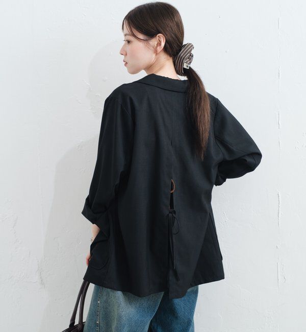  「【4色展開/裏地なし】バックスリットジャケット」|その他|