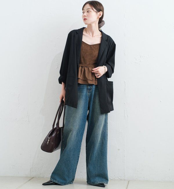  「【4色展開/裏地なし】バックスリットジャケット」|その他|