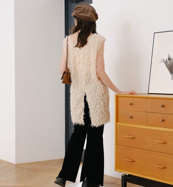  「【低身長サイズ/2サイズ展開】ベロアチュールパンツ」|チノ|