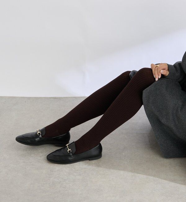  「【すっきり見えが叶う】リブタイツ」|タイツ・ストッキング|