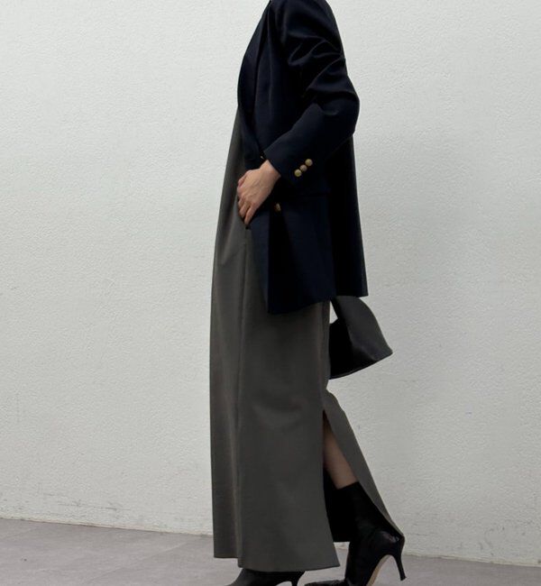  「【3サイズ展開】ストレッチマキシキャミワンピース」|ワンピース|