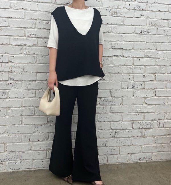  「バックスリットハーフスリーブブラウス」|シャツ・ブラウス|