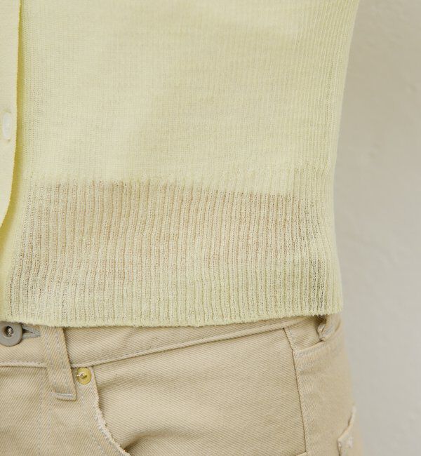  「【HERITANOVUM】【セットアップ対応】シアーリブポロニット」|ニット・セーター|