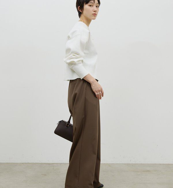  「スウェットライククルーニット」|Tシャツ・カットソー|