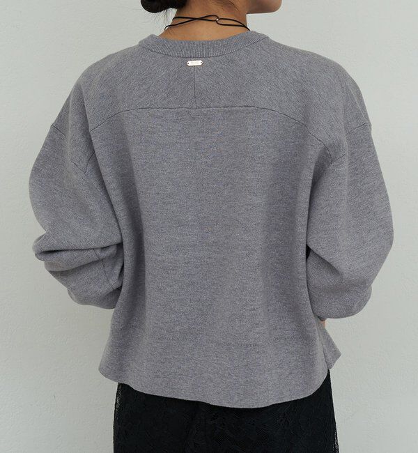  「スウェットライククルーニット」|Tシャツ・カットソー|