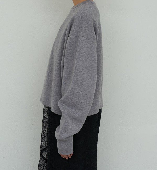  「スウェットライククルーニット」|Tシャツ・カットソー|