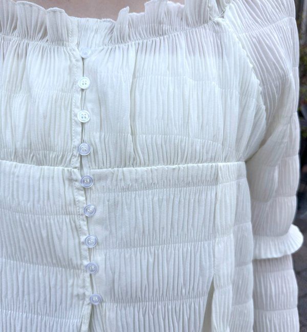  「【@__misa__03企画】シャーリングブラウス」|シャツ・ブラウス|