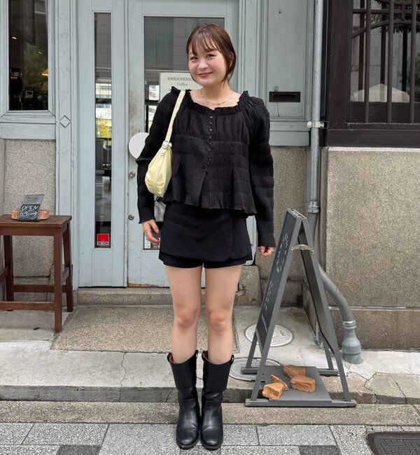  「【@__misa__03企画】シャーリングブラウス」|シャツ・ブラウス|