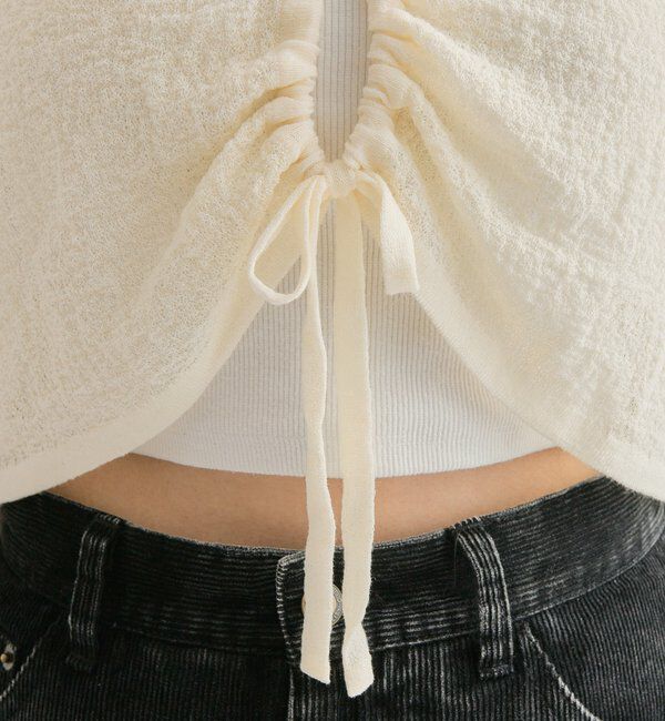  「透かしニットショートボレロ」|カーディガン|