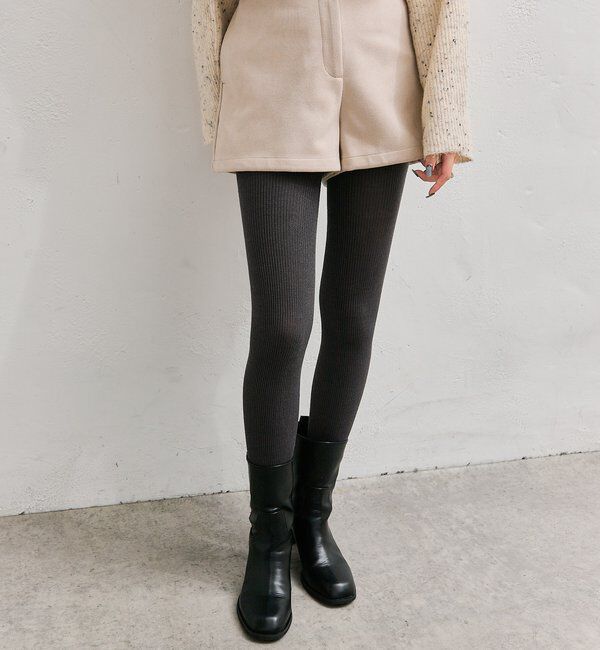  「ウール混リブタイツ」|タイツ・ストッキング|