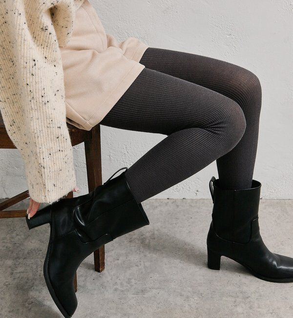  「ウール混リブタイツ」|タイツ・ストッキング|