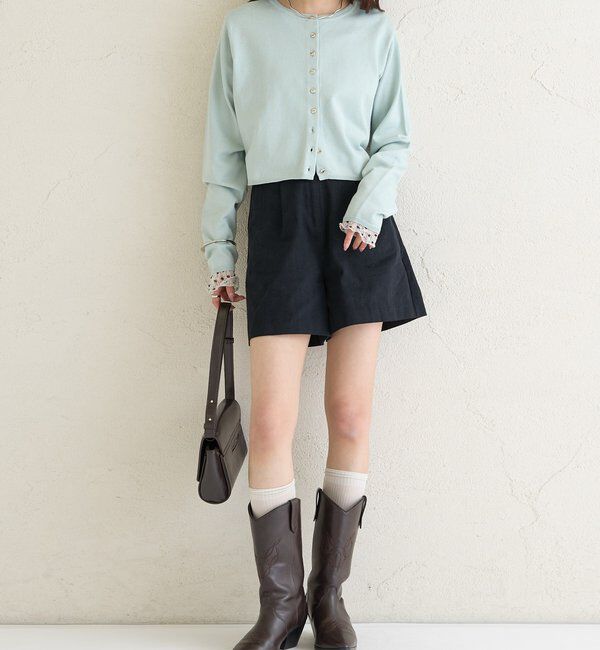  「デイリーショートカーディガン」|カーディガン|