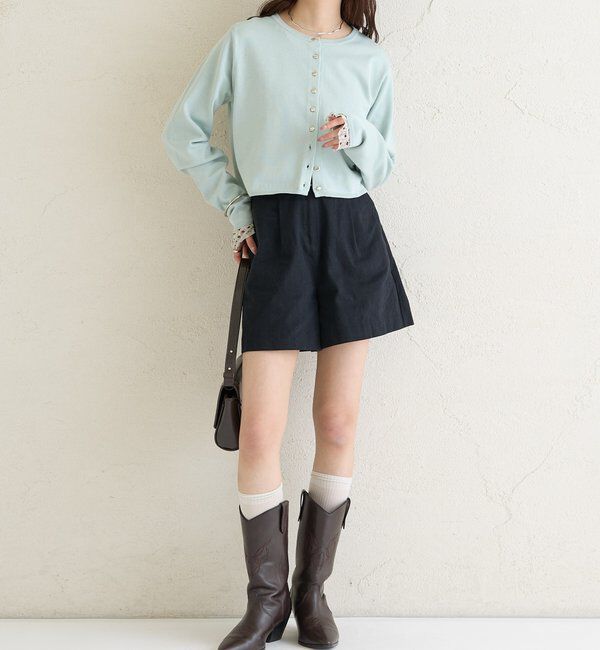  「デイリーショートカーディガン」|カーディガン|