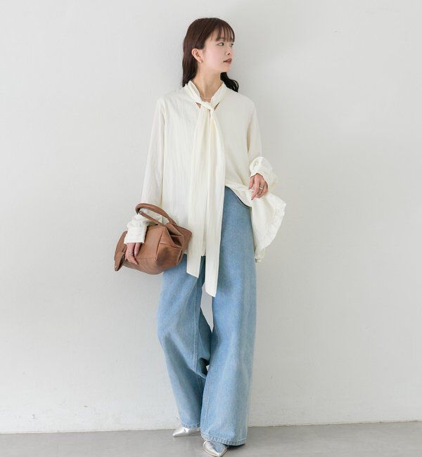  「ボウタイバルーンブラウス」|シャツ・ブラウス|