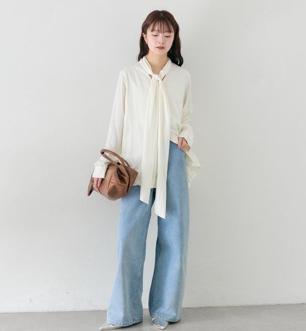  「ボウタイバルーンブラウス」|シャツ・ブラウス|