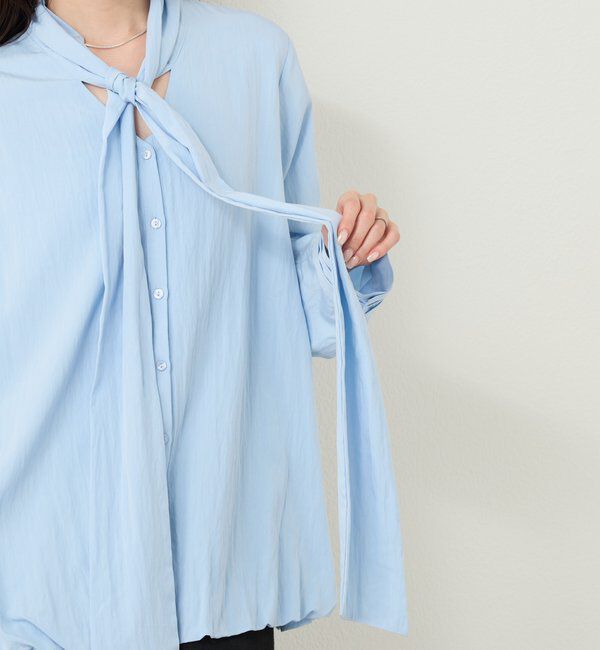 「ボウタイバルーンブラウス」|シャツ・ブラウス|
