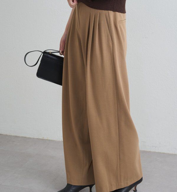  「3タックワイドパンツ」|チノ|