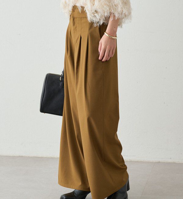  「タブベルトワイドパンツ」|チノ|