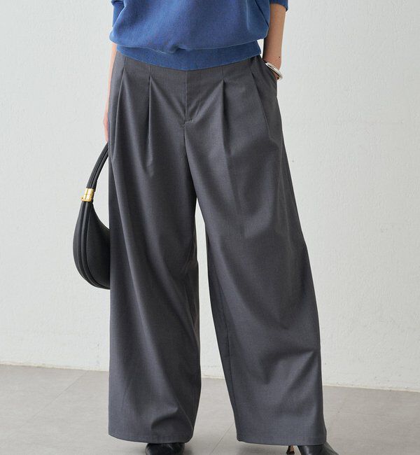 「タブベルトワイドパンツ」|チノ|