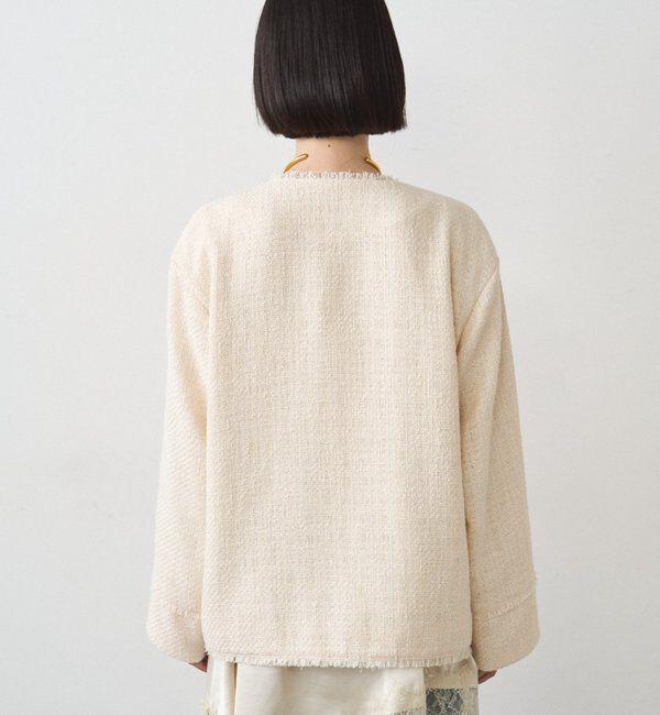  「ファンシーツイードジャケット」|ベスト・ジレ|