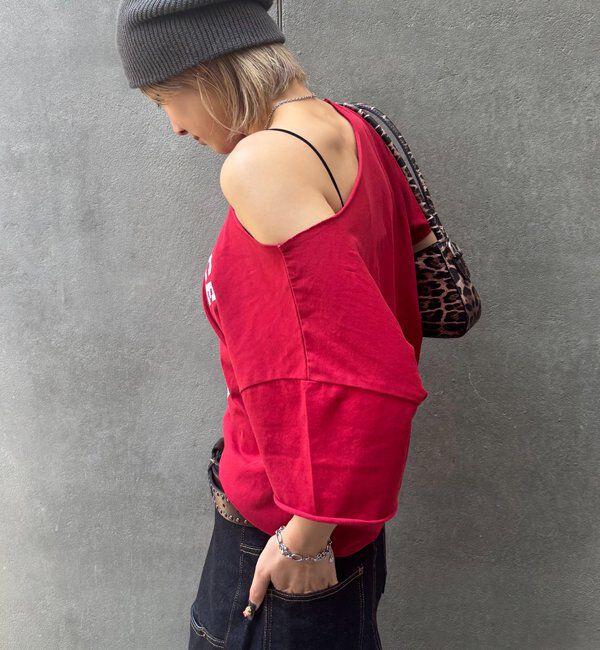  「【新色追加】エリオットオフショルTEE」|Tシャツ・カットソー|