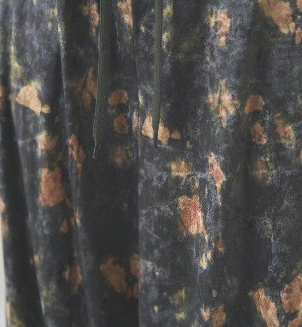  「花柄ベロアイージーパンツ」|チノ|