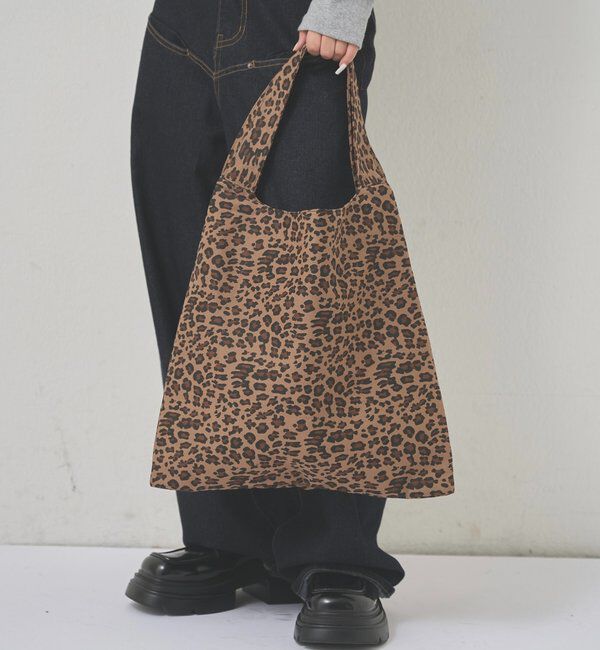  「【WEB限定】レオパードトートバッグ」|トートバッグ|