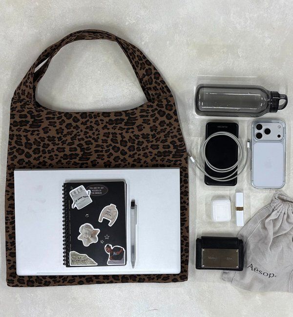  「【WEB限定】レオパードトートバッグ」|トートバッグ|