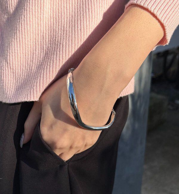  「〈GOLDY/ゴールディ〉スライドボールカービーブレス」|リング|シルバー