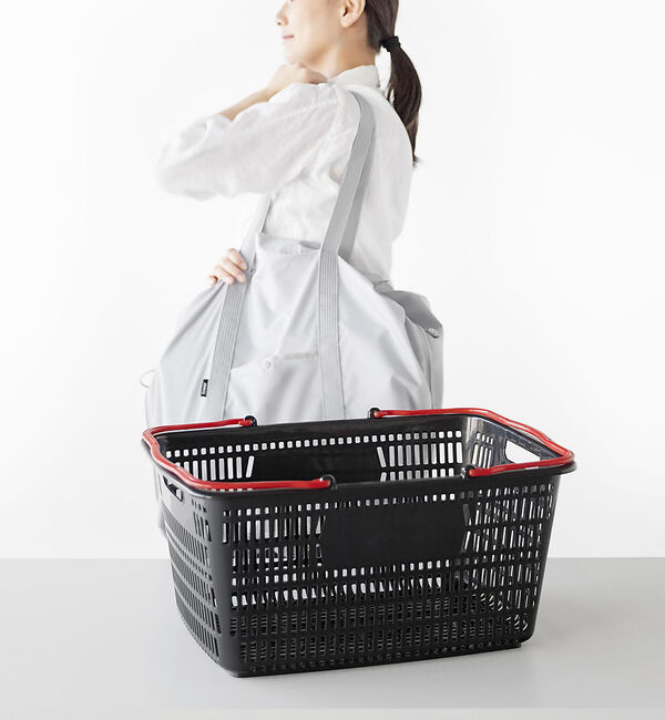 collex「山崎実業  【TOWER/タワー】洗える持ち帰り寿司・ピザが入るレジかごかばん」|エコバッグ|